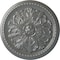 Ekena Millwork Swindon Ceiling Medallion (Fits Canopies up to 2 7/8"), Hand-Painted Silver, 16 7/8"OD x 1 1/2"P CM16SWSLS - alternate 1